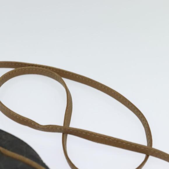 DIOR Honeycomb Canvas Shoulder Bag Pvc Leather Black - Picture 9 of 12